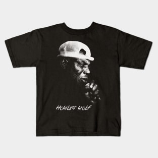 Portrait Retro Howlin' Wolf Kids T-Shirt